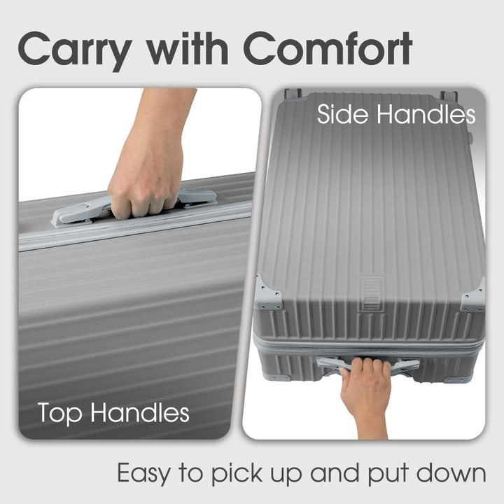 ABS Hard Shell Luggage with Spinner Wheels & TSA Lock