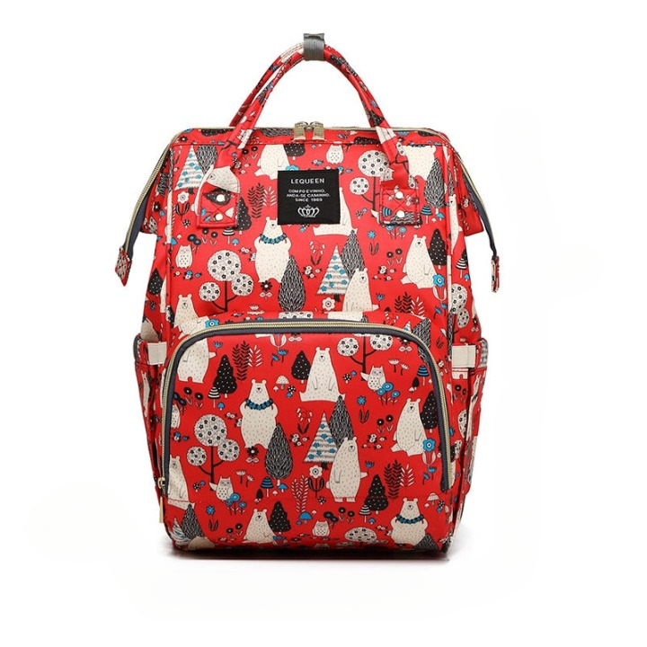 Large-Capacity Baby Nappy Backpack – Multi-Pocket Waterproof Travel Bag