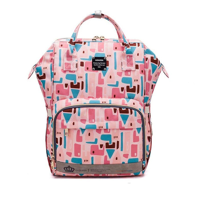 Large-Capacity Baby Nappy Backpack – Multi-Pocket Waterproof Travel Bag